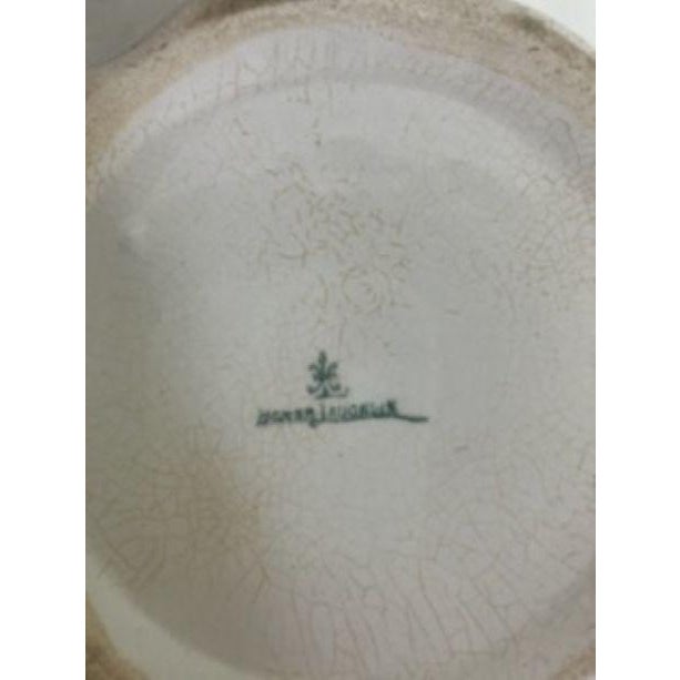 Chamber Pot, Embossed White With Gold Flowers and Bows, Homer Laughlin For Sale - Image 10 of 11