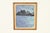 A beautiful original abstract oil painting of a rocky seascape in carved giltwood frame USA, Circa Mid-20th Century...