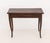 French Provincial Oak Side Table, with single drawer and brass hardware on four cabriole legs. 24" H x 32" W x 19" D....