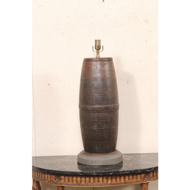 Antique British Colonial Column Table Lamp For Sale In Atlanta - Image 6 of 10