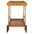 Modern Indoor & Outdoor Bar Cart in Natural For Sale - Image 3 of 9