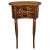 Brown Antique Italian Marquetry Kidney-Shaped Walnut Side Table with Two Drawers, 1890s For Sale - Image 8 of 8