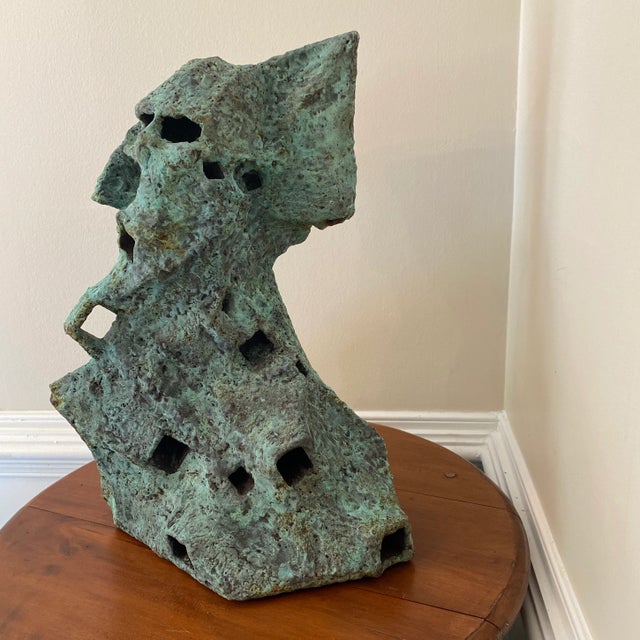 Brutalist Late 20th Century Artist Made Brutalist Style Bronze Sculpture For Sale - Image 3 of 5