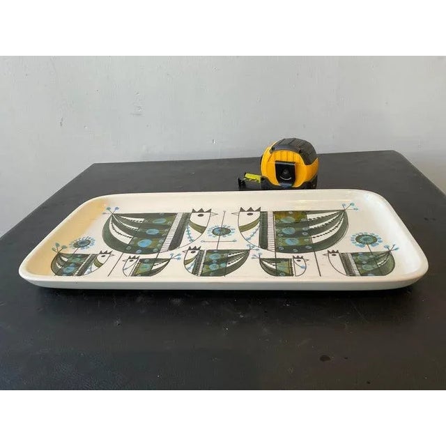 Mid-Century Modern 1960s Rorstrand Chicken Ovenware Platter For Sale - Image 3 of 10