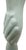 Ceramic 1980s Postmodern 12.25" Clasped Hands Ceramic Sculptural Column Vase in Sage Celadon For Sale - Image 7 of 9