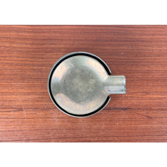 Mid-Century Modern Austrian Brass Stacking Ashtrays, 1960s, Set of 5, in Very Good conditions. Designed 1960 to 1969