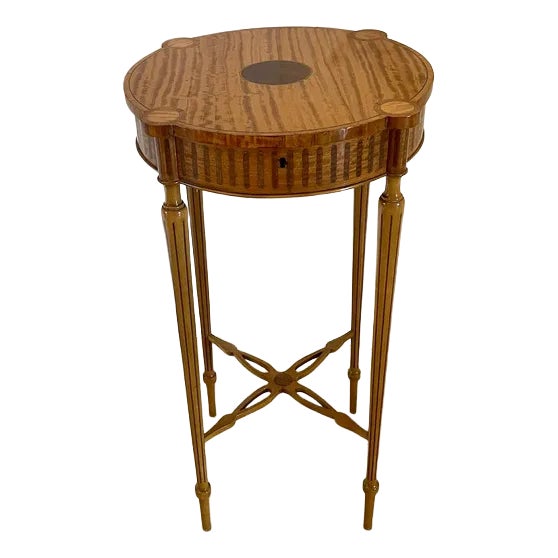 Antique Satinwood Inlaid Centre Table For Sale