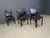 Wood Vintage Leather Dining Chairs from Durlet, 1980s, Set of 6 For Sale - Image 7 of 12