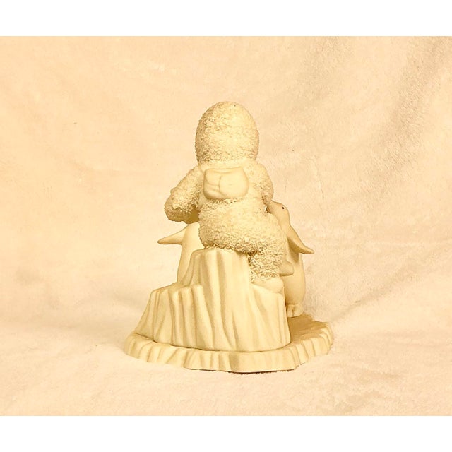 Dept 56 Snowbabies Figurne "Once Upon a Time..." Votive Candle Holder 1996-2000 Original Box & Packing For Sale - Image 10 of 12