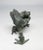 Two frogs are unusually depicted in a sumo match. A whimsical pair in copper with a marvelous patina, they grapple and...