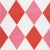 Schumacher Maximus Fabric in Red & Pink For Sale