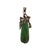 Antique Art Nouveau 18K Carved Jade Pendant, Circa 1910. This antique pendant is crafted in 18 karat yellow gold featuring...