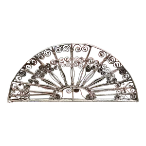 Antique Arched Transom • Wrought Iron