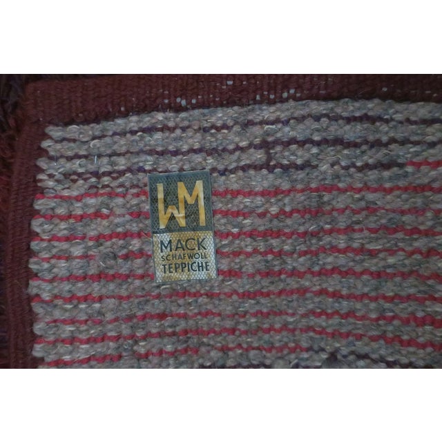Mid-Century Modern Long Pile Hand-Knotted Rug from Walter Mack, 1960s For Sale - Image 6 of 13