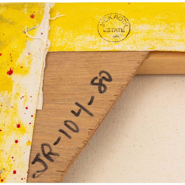 Jack Roth "Rope Dancer #10" Acrylic on Canvas, '80 For Sale - Image 9 of 13