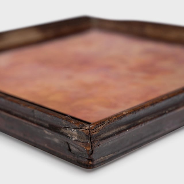 Chinese Chinese Petite Rose Mirror Tray, C. 1900 For Sale - Image 3 of 3