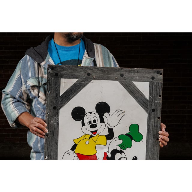 c. 1970s; Walt Disney Productions - Hollywood, CA Large-format self-framed display panel featuring classic Disney...