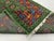Green Tribal Geometric Hallway Runner Rug With Red and Turquoise Border, 2'9" X 16'1" For Sale - Image 13 of 13