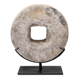 Chinese Prosperity Stone Disc, C. 1900