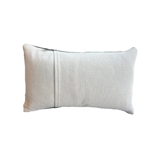 Modern Green Leopard Lumbar Pillow For Sale - Image 3 of 3