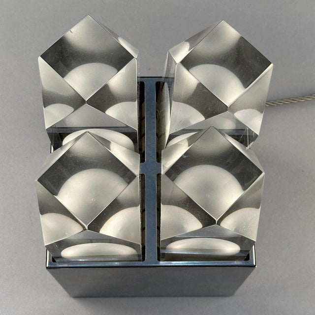 Sculptural Table Light by Gaetano Missaglia, Italy, 1960s For Sale - Image 4 of 14