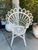 Mid 20th Century Mid 20th Century Vintage Painted Wicker Chair For Sale - Image 5 of 10
