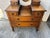 Antique 1900s Tiger Oak Vanity / Dresser With a Swivel Mirror, Featuring Barley Twist Columns and Legs For Sale - Image 9 of 12