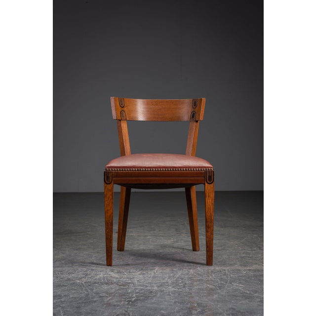 Art Deco Desk Chair by Maurice Dufrêne For Sale - Image 3 of 14