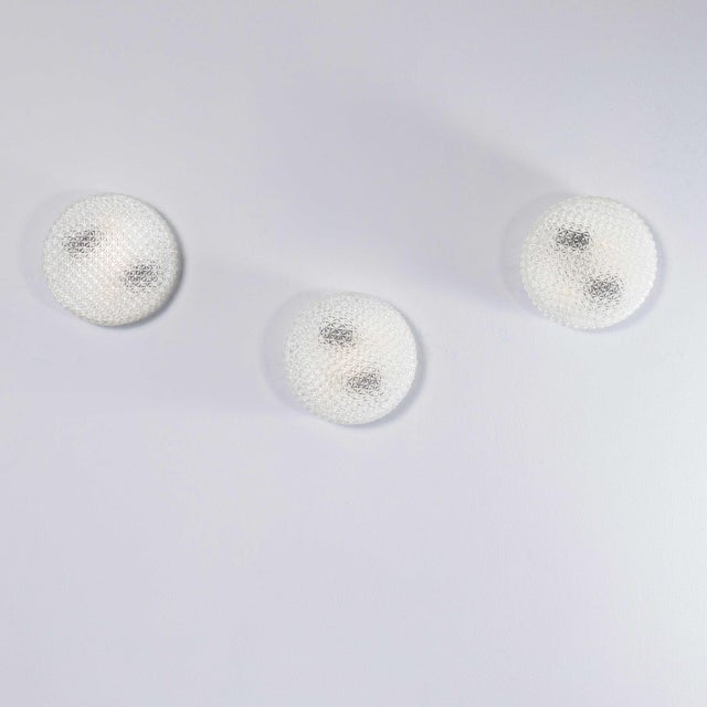 Czech Clear Diamond Wall Lamp, 1950s For Sale - Image 6 of 11