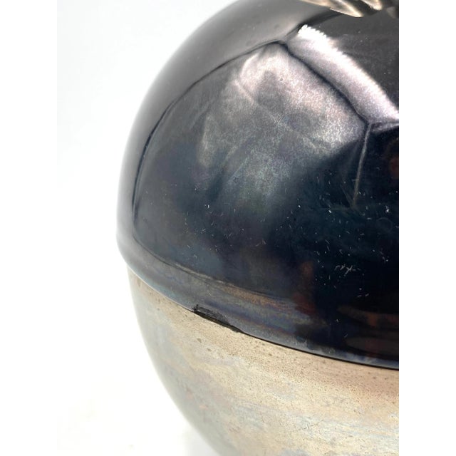Mario Bertozzi, Ceramic Spherical Vase, Marber Italy, 1970s For Sale - Image 12 of 12
