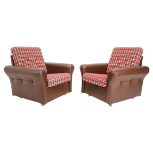 Mid-Century Armchairs, Czechoslovakia,1960s, Set of 2