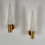 Brass and White Opaline Glass Wall Lights from Hans-Agne Jakobsson Ab Markaryd, Sweden, 1960s, Set of 2 For Sale - Image 4 of 18