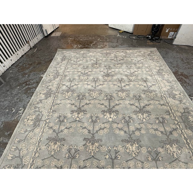 8ft X 10ft Pottery Barn Kennedy Area Rug, Blue Multi For Sale - Image 10 of 12