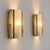 Pair of Italian wall lights from the late 1960s, combining natural onyx with softly diffused opaline glass. Each sconce...