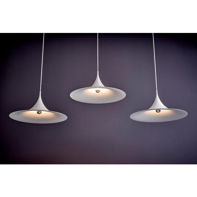 Fog & Mørup Midi Semi Pendants attributed to Claus Bonderup for Fog & Mørup, 1960s, Set of 2 For Sale - Image 4 of 14