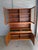 Gorgeous and functional Danish Modern hutch with glass front top display cabinet and bottom credenza style storage. Two...