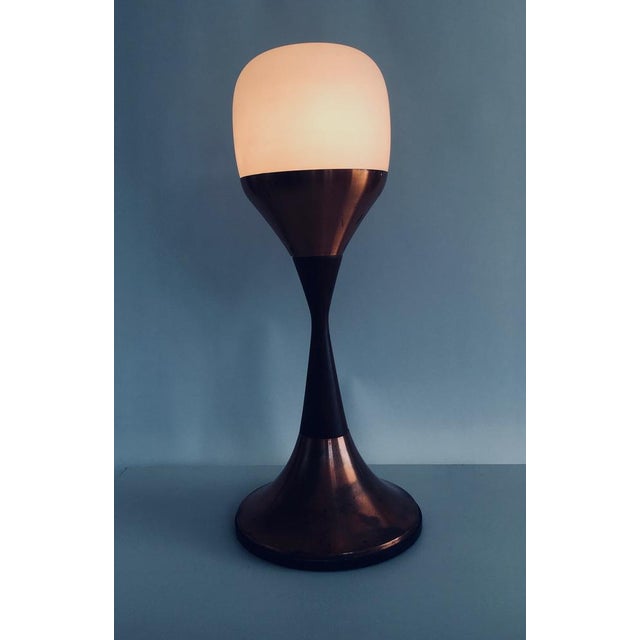 Mid-Century Modern Scandinavian Atomic Low Floor Lamp, Denmark, 1950s For Sale - Image 11 of 17