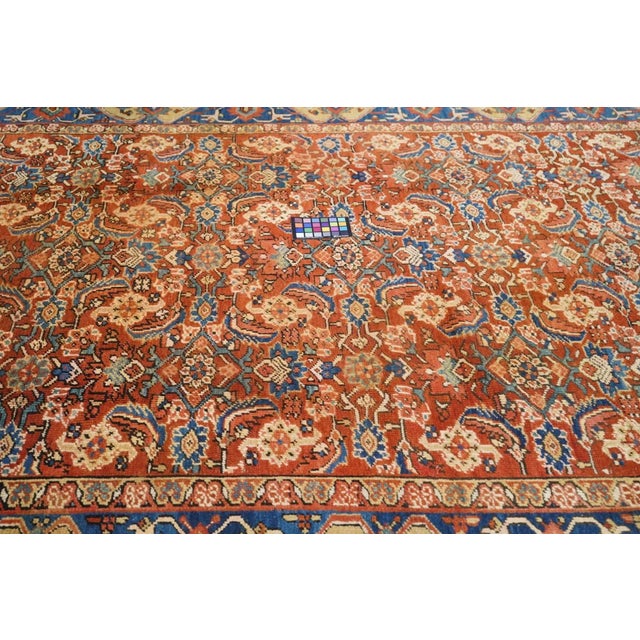 Antique Heriz Rug 7'7'' x 11'8'' For Sale - Image 11 of 11