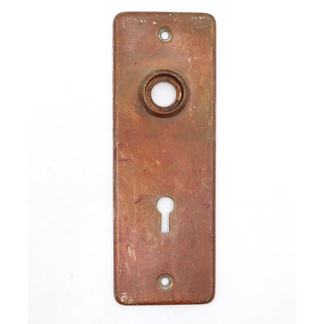 Bronze Vintage Classic Style Brass Passage Door Knob Set For Sale - Image 8 of 12