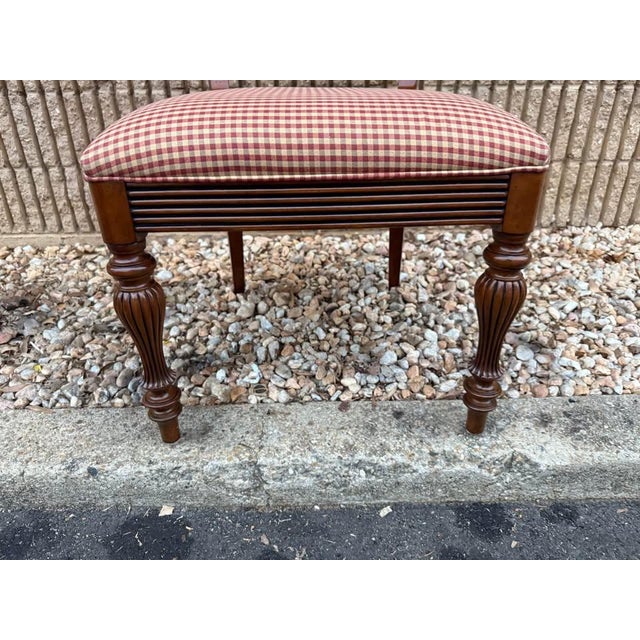 Ethan Allen British Classics Mackenzie Cinnabar Dining Chairs For Sale In Washington DC - Image 6 of 10