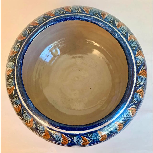 Ceramic Vintage Mexican Ceramic Bowl For Sale - Image 7 of 9