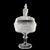 Early 20th Century Eapg Gillinder & Sons “Westward Ho” Frosted Lidded Compote, 19th Century Pressed Glass 11.5" For Sale - Image 5 of 15