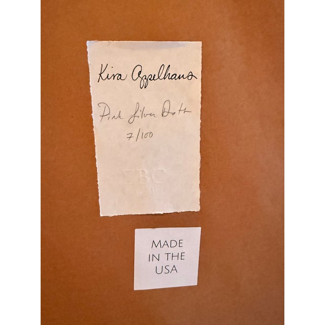 Contemporary Silver Dots Wall Art by Kira Appelhans For Sale - Image 4 of 4