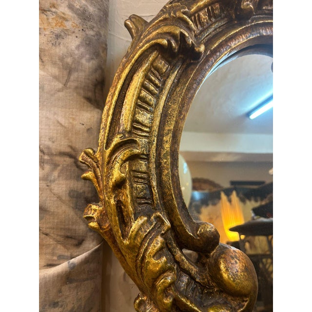 Vintage Mirror in Wood, 1930s For Sale - Image 6 of 11