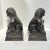 Vintage Patinated Metal Foo Lion Sculptures - A Pair For Sale - Image 9 of 12