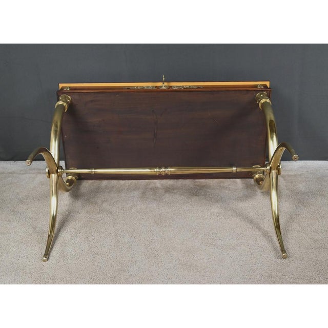 Empire Style Mahogany Veneer Console Table, Early 20th Century For Sale - Image 18 of 18