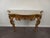 This console is a recent copy of the 18th century gilded wood consoles.
