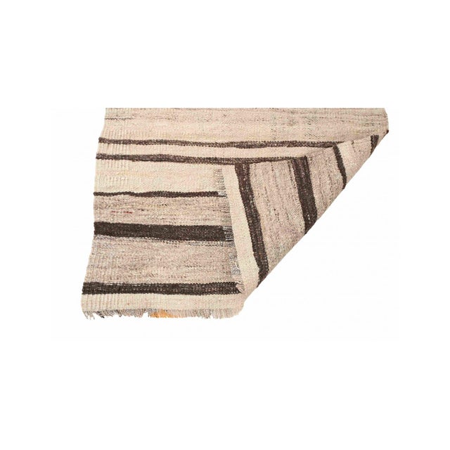 Small Vintage Modern Kilim Rug - 2`1″ X 4`7″ Ft. For Sale In Los Angeles - Image 6 of 6