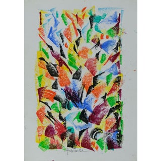 Françoise Galle, Sunset of Shadows, Pastel For Sale