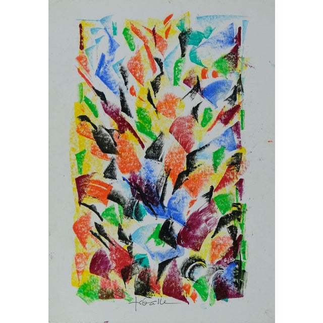 Françoise Galle, Sunset of Shadows, Pastel For Sale